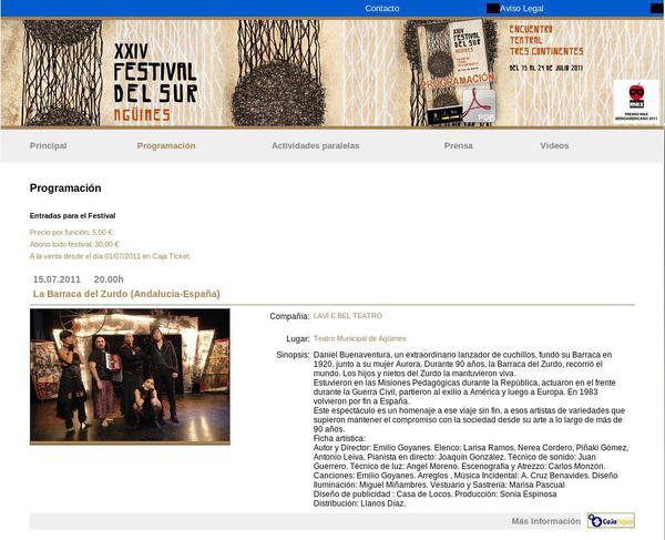 Festival del sur 2011