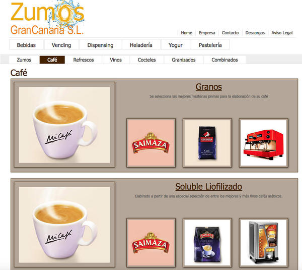 Zumos Gran Canaria se presenta con nueva Web Image 1