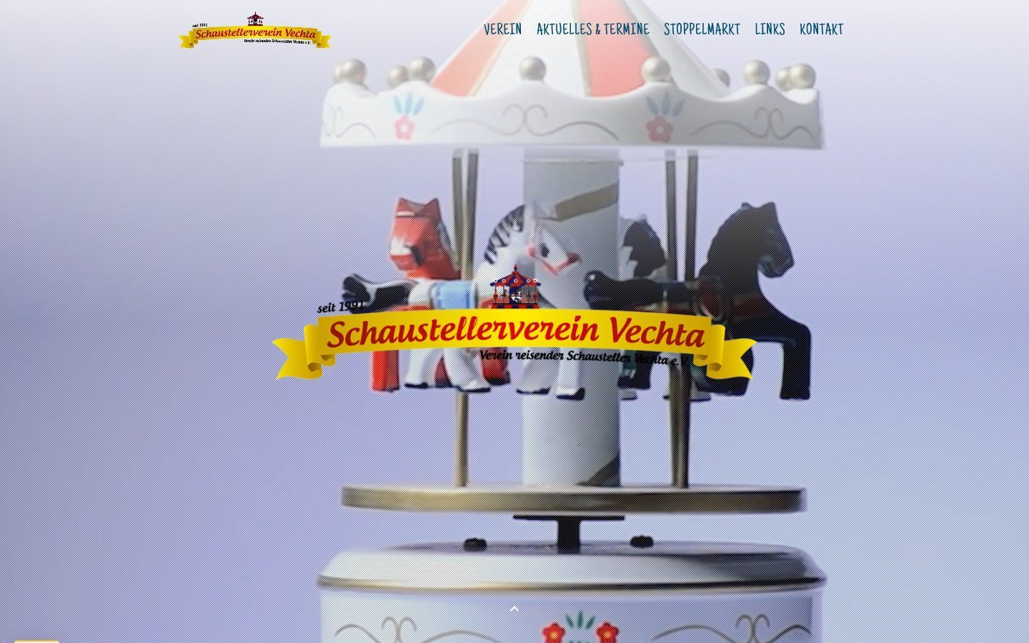 Desktop Screenshot der Website von: Schaustellerverein Vechta