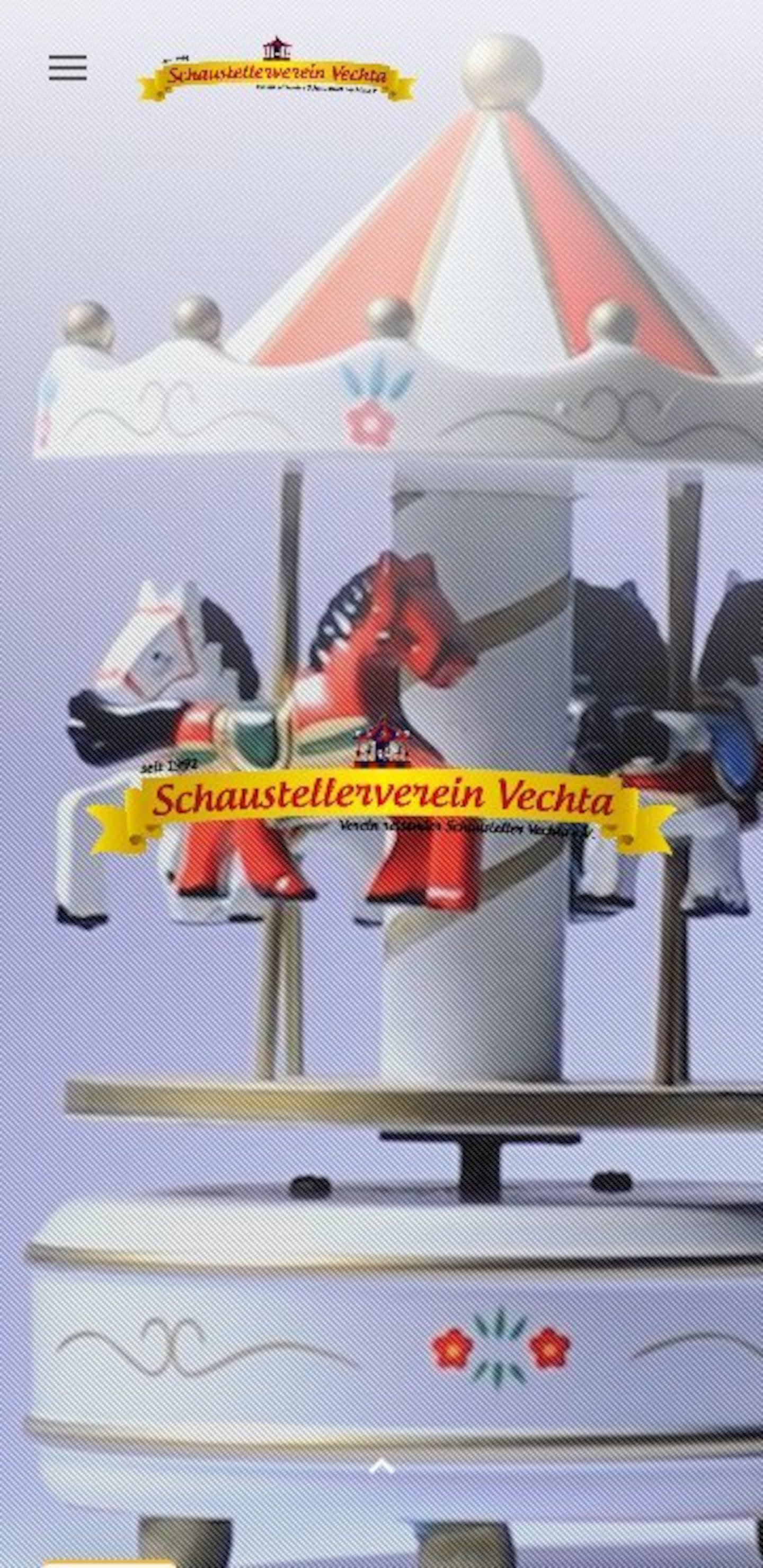 Smartphone Screenshot der Website von: Schaustellerverein Vechta