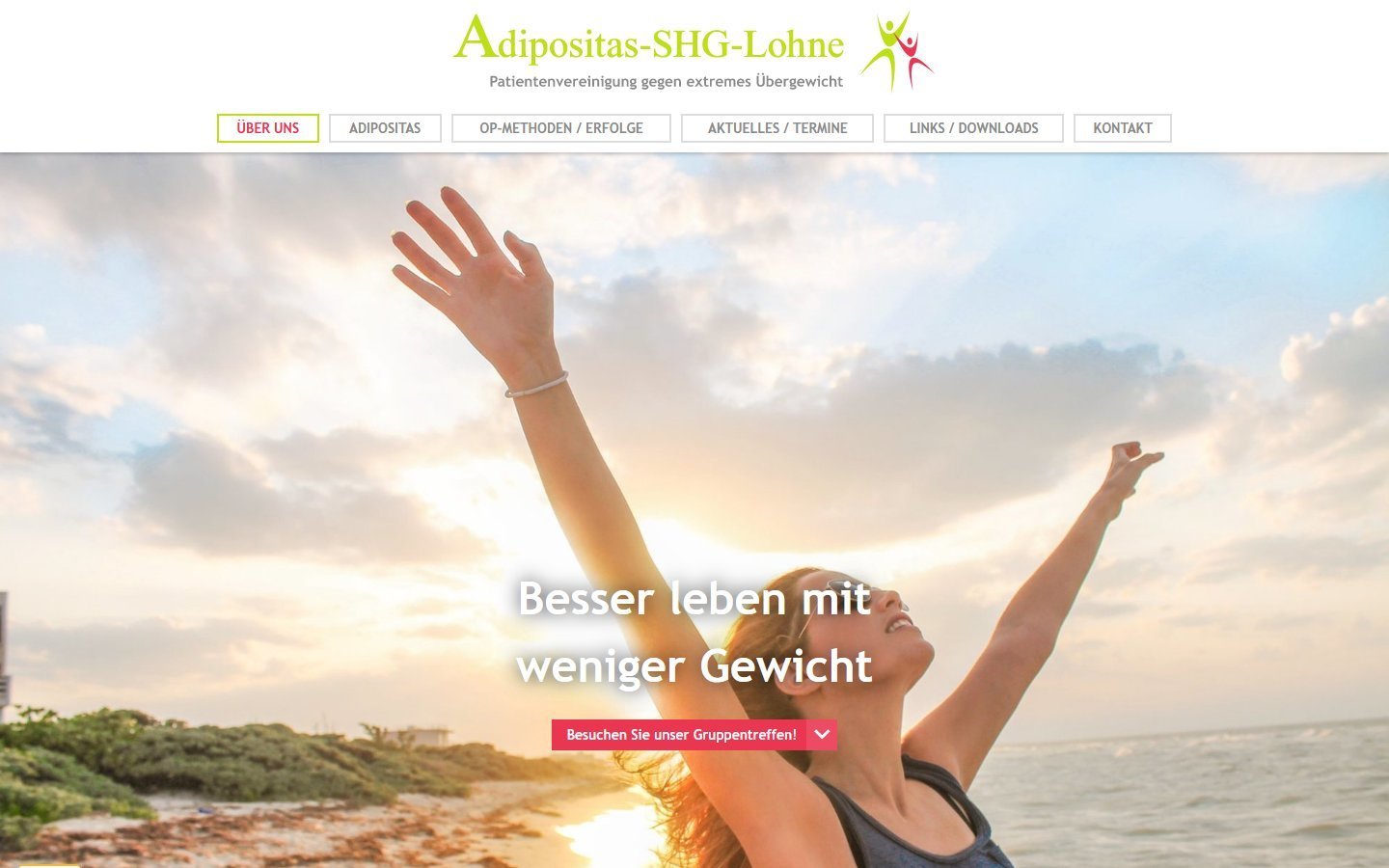 Desktop Screenshot der Website von: Adipositas Selbsthilfegruppe Lohne